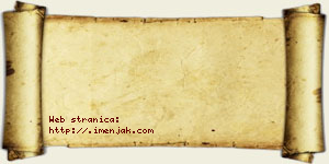 Milana Atanacković vizit kartica